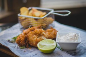 dream about eating fried fish